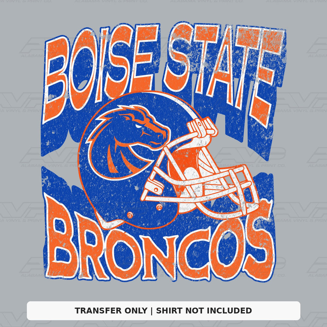 Boise State  Helmets & Heritage Alabama Vinyl