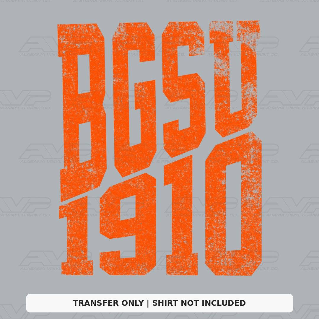 BGSU 1910 Established Alabama Vinyl