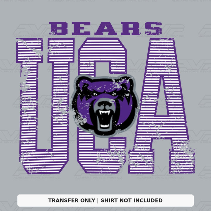Central Arkansas Stripes Alabama Vinyl