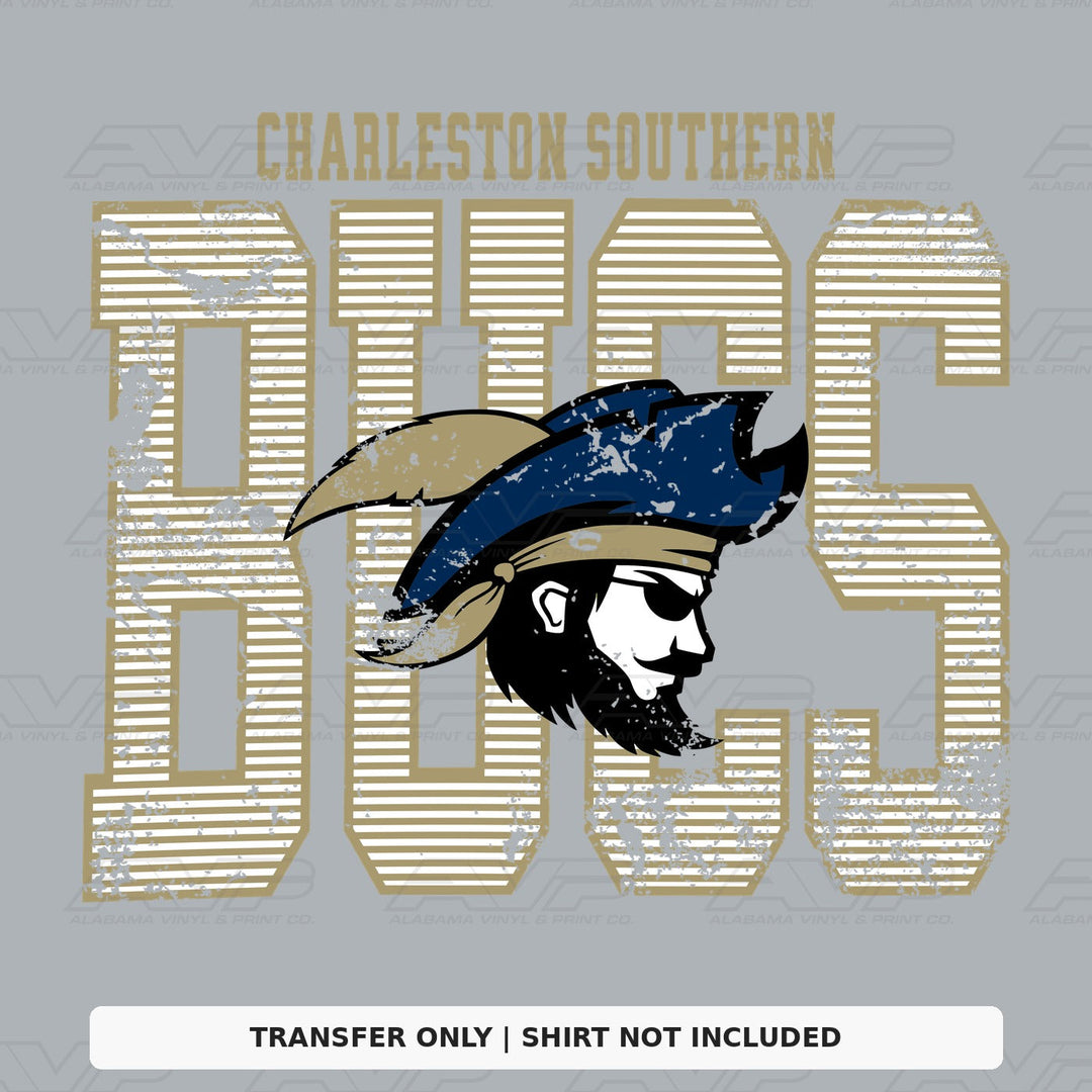 Charleston Southern Bucs Stripes Alabama Vinyl
