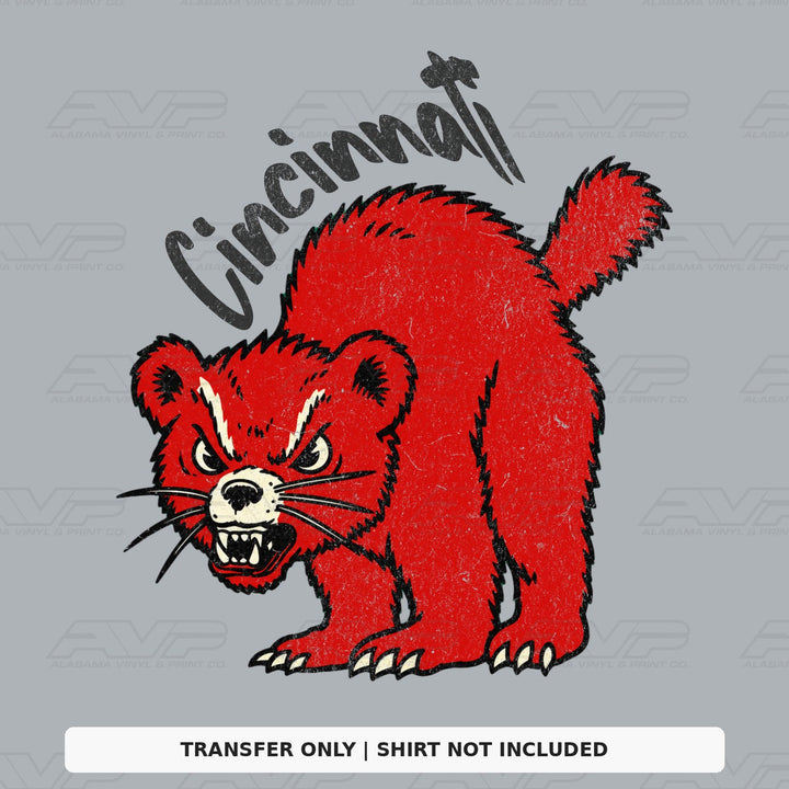 Cincinnati Bearcats Bigs Alabama Vinyl