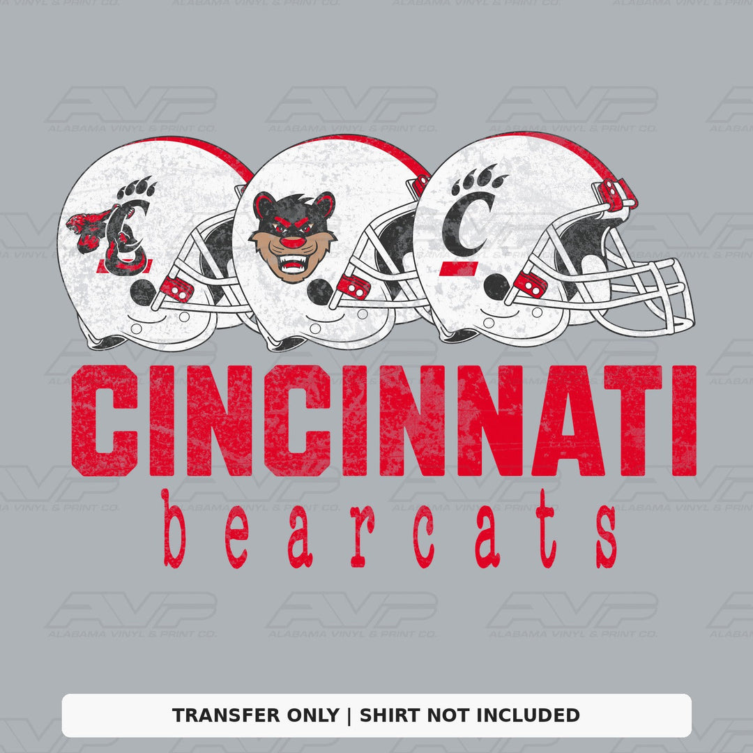 Cincinnati Helmet FB Alabama Vinyl