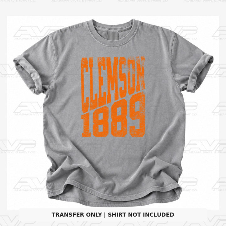 Clemson 1889 Established Alabama Vinyl