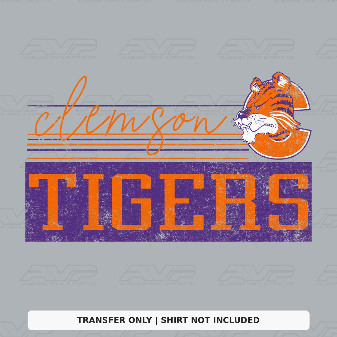 Clemson Retro Vibes Alabama Vinyl