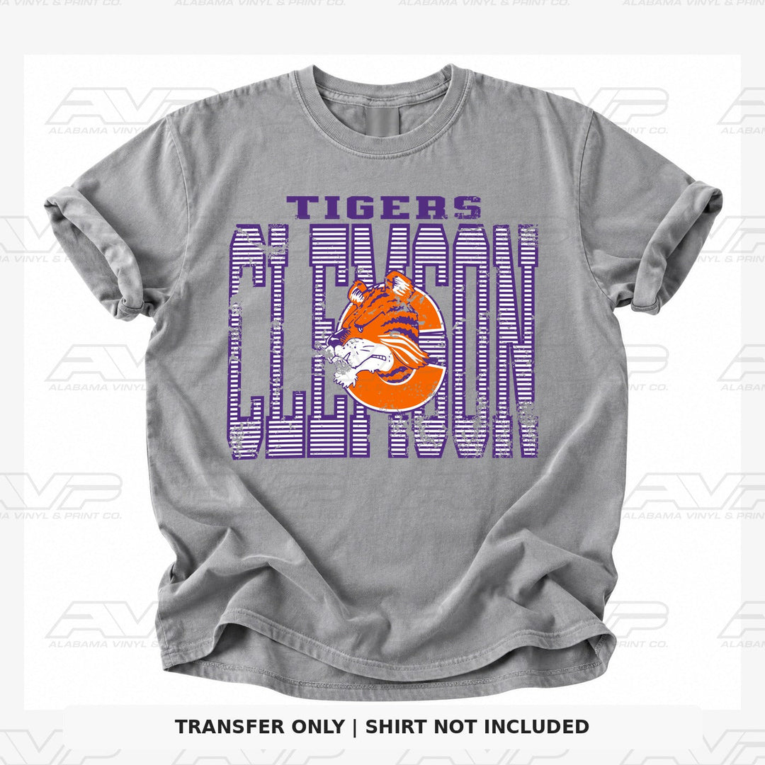 Clemson Stripes Alabama Vinyl