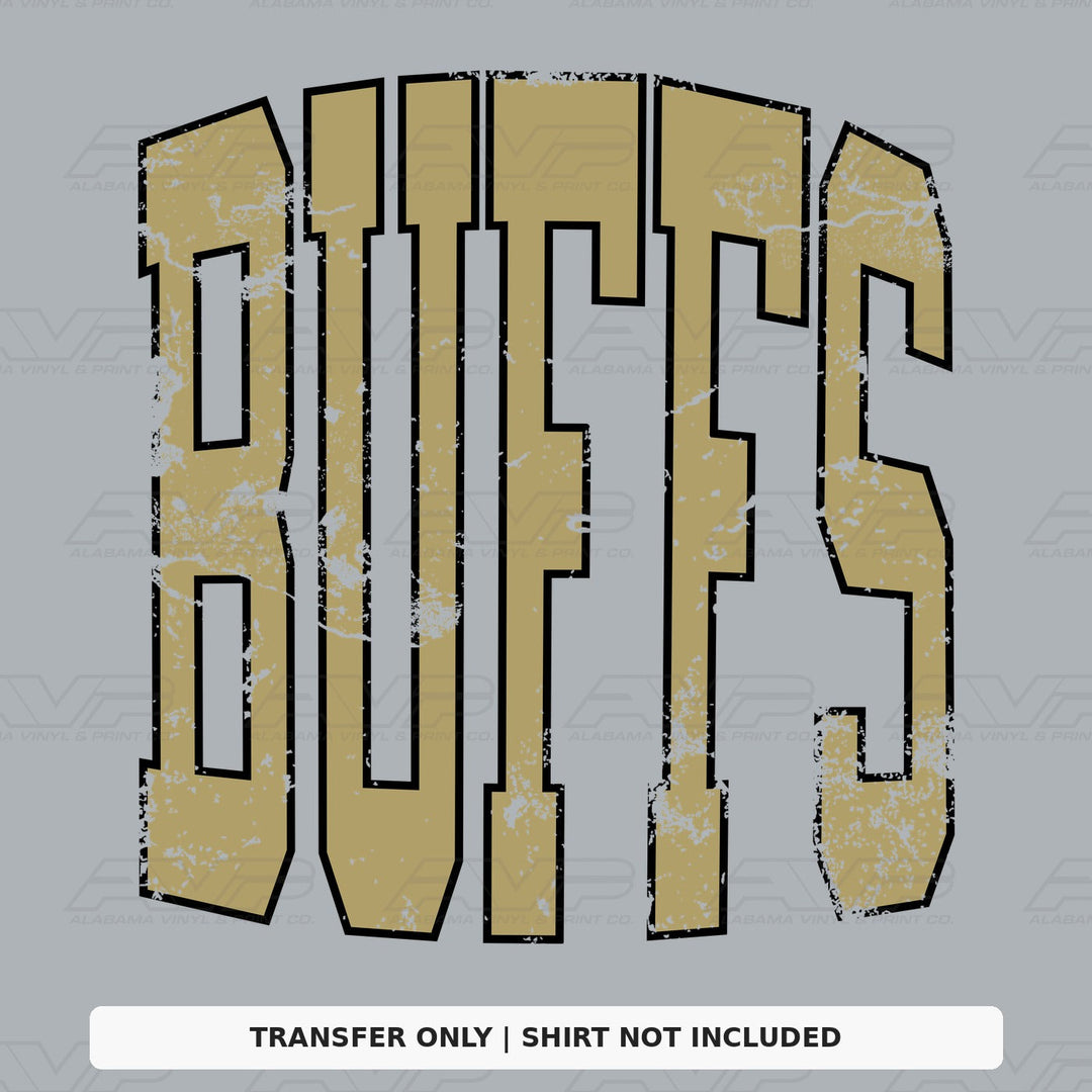 Buffs Gold/Black Alabama Vinyl