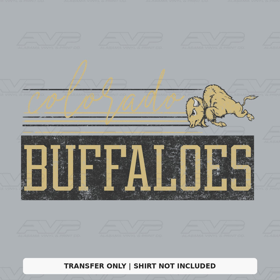 Colorado Buffaloes Retro Vibes Alabama Vinyl