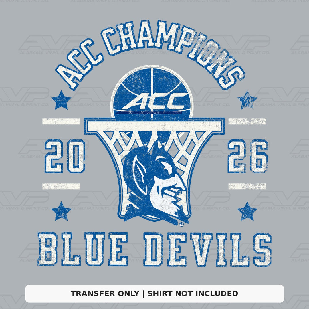 Duke ACC Champs 2026 Alabama Vinyl