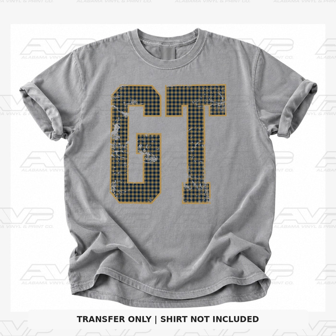 Georgia Tech Gingham U Alabama Vinyl