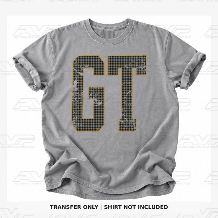 Georgia Tech Gingham U Alabama Vinyl