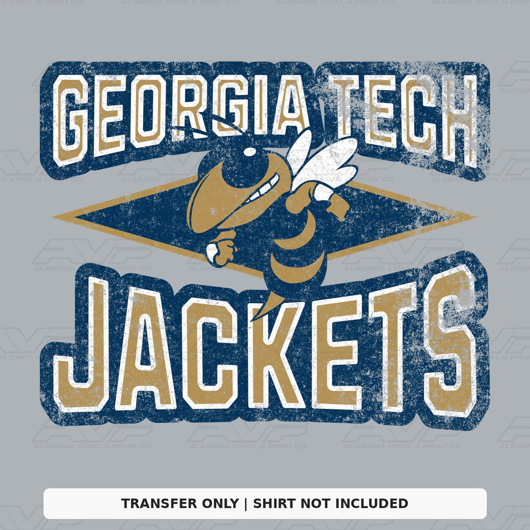 Georgia Tech Yellow Jackets Diamonds Alabama Vinyl