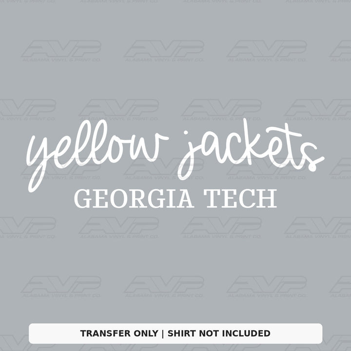 Georgia Tech Yellow Jackets Simplicity Alabama Vinyl