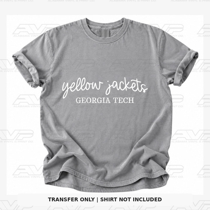 Georgia Tech Yellow Jackets Simplicity Alabama Vinyl
