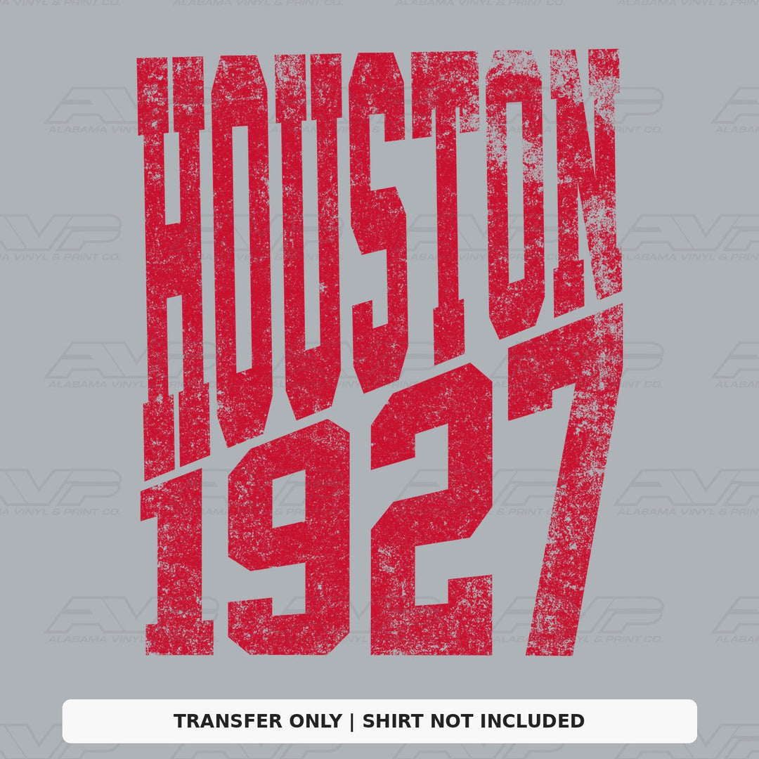 Houston 1927 Established Alabama Vinyl