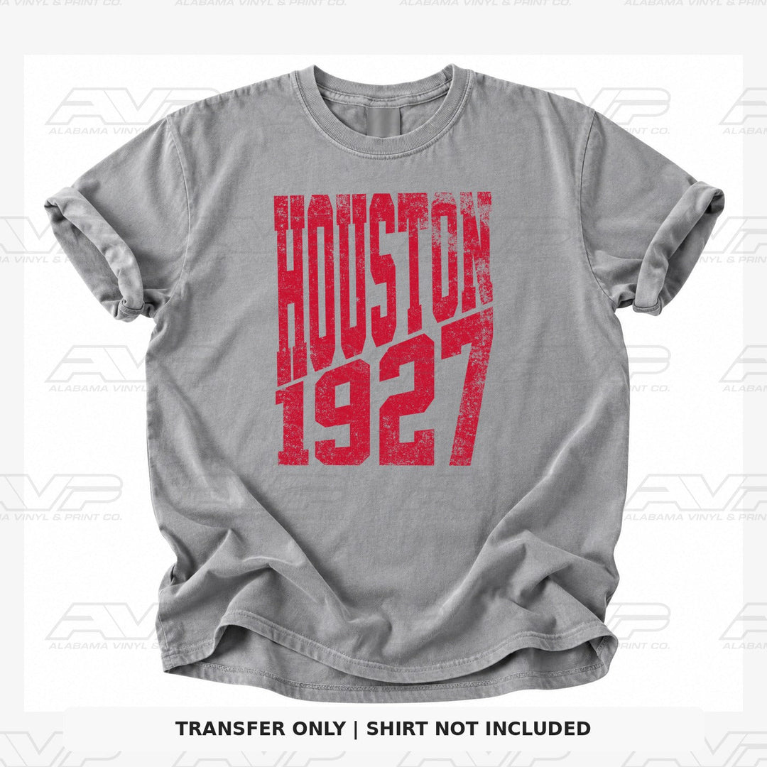 Houston 1927 Established Alabama Vinyl