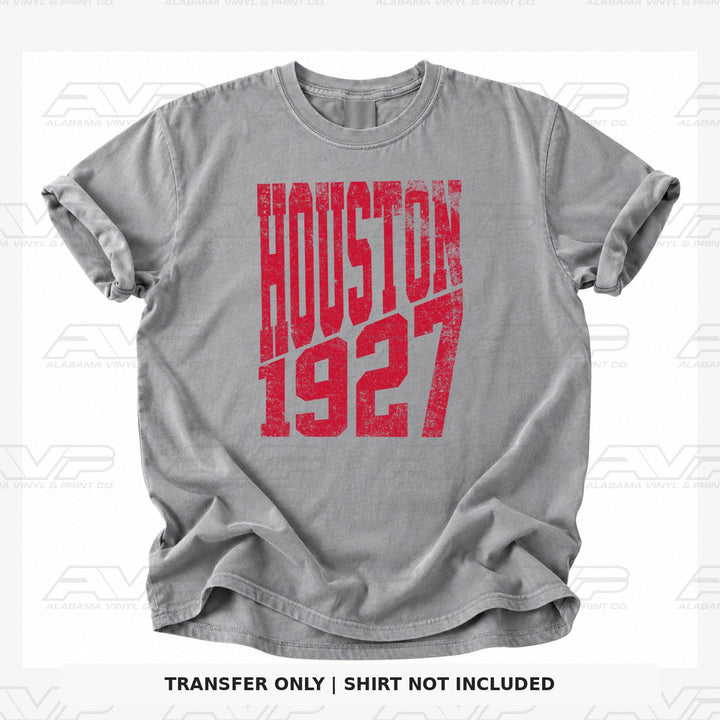 Houston 1927 Established Alabama Vinyl