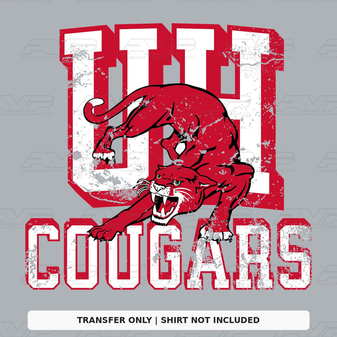 Houston Cougars with Cougar Alabama Vinyl