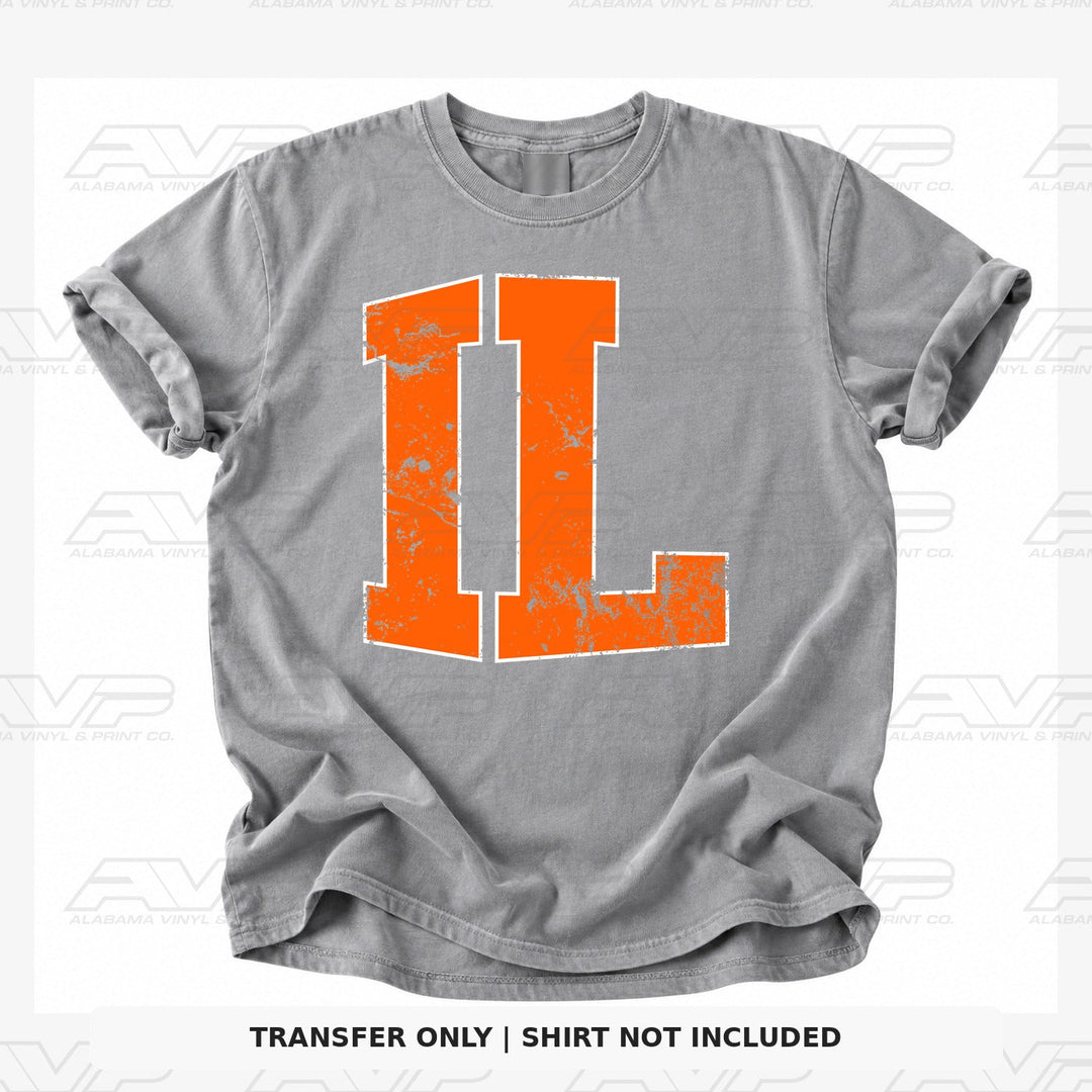 IL Orange/White Alabama Vinyl