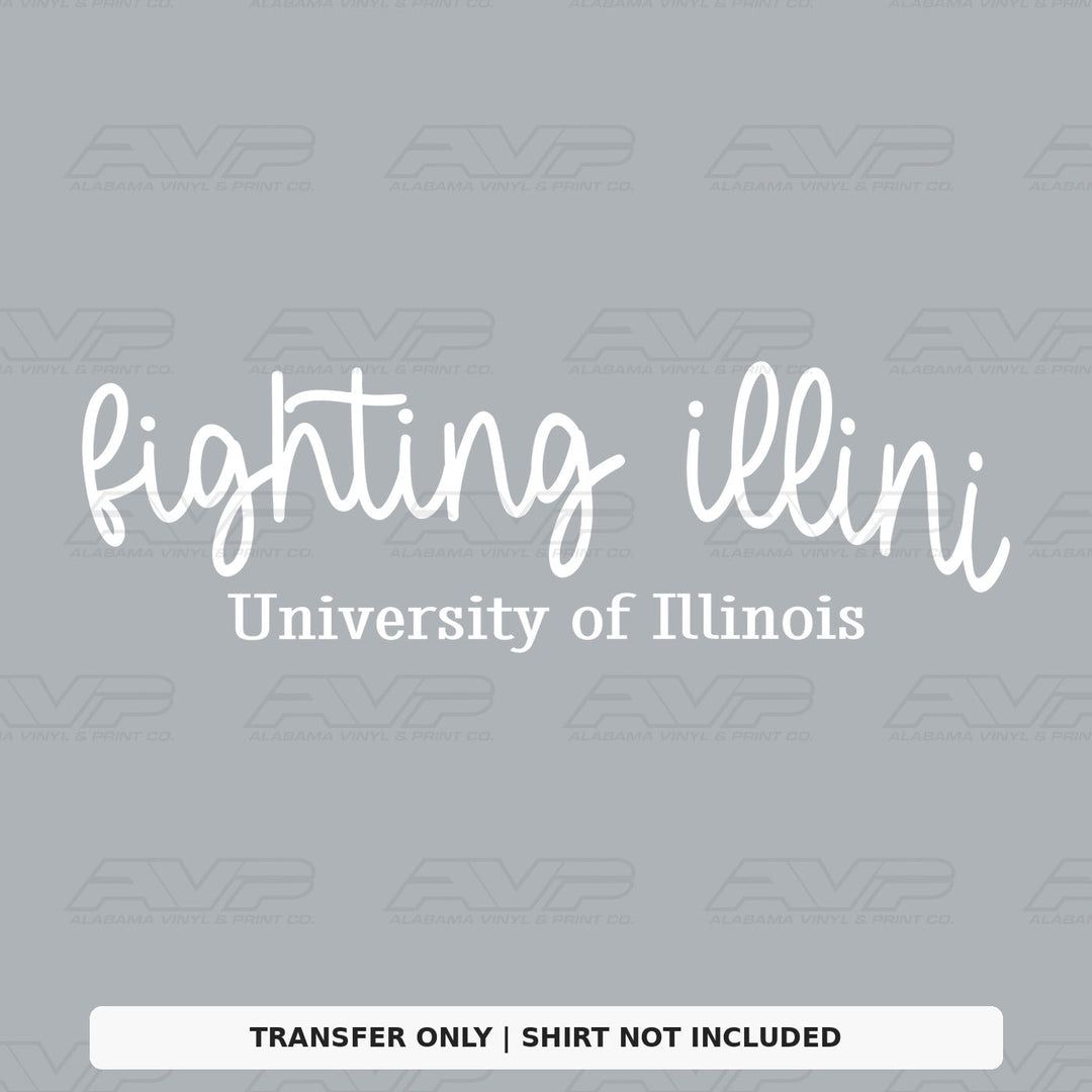 Illinois Fighting Illni Simplicity Alabama Vinyl
