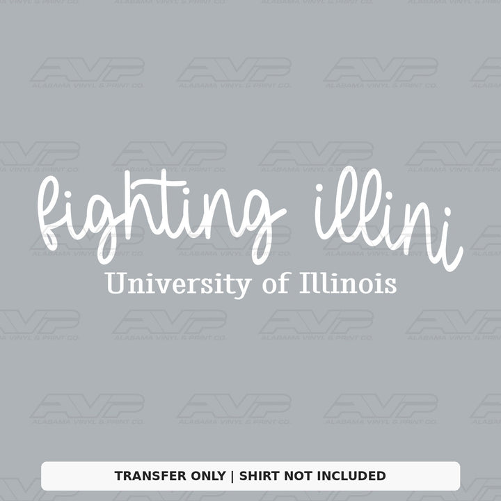 Illinois Fighting Illni Simplicity Alabama Vinyl
