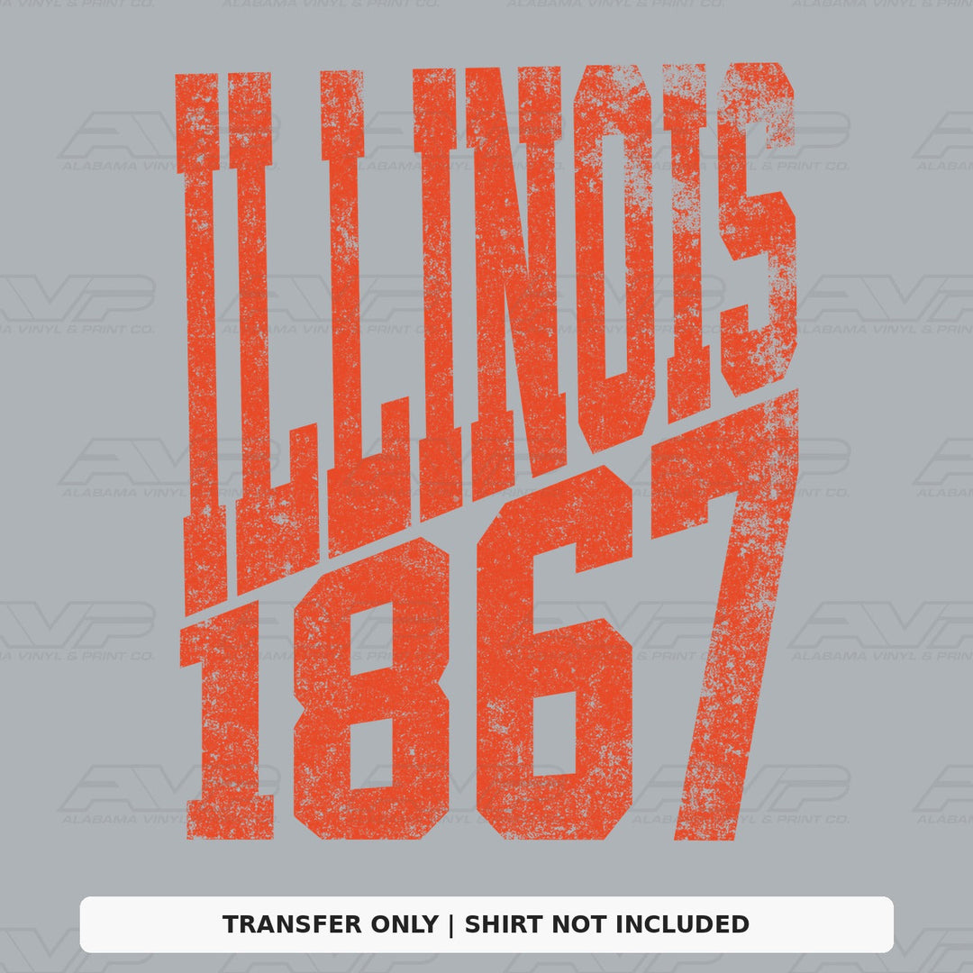 Illinoisn1867 Established Alabama Vinyl