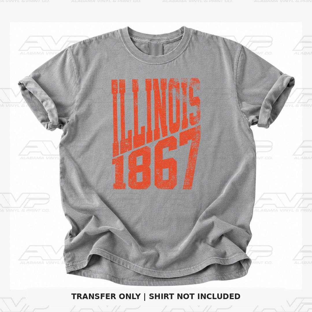Illinoisn1867 Established Alabama Vinyl