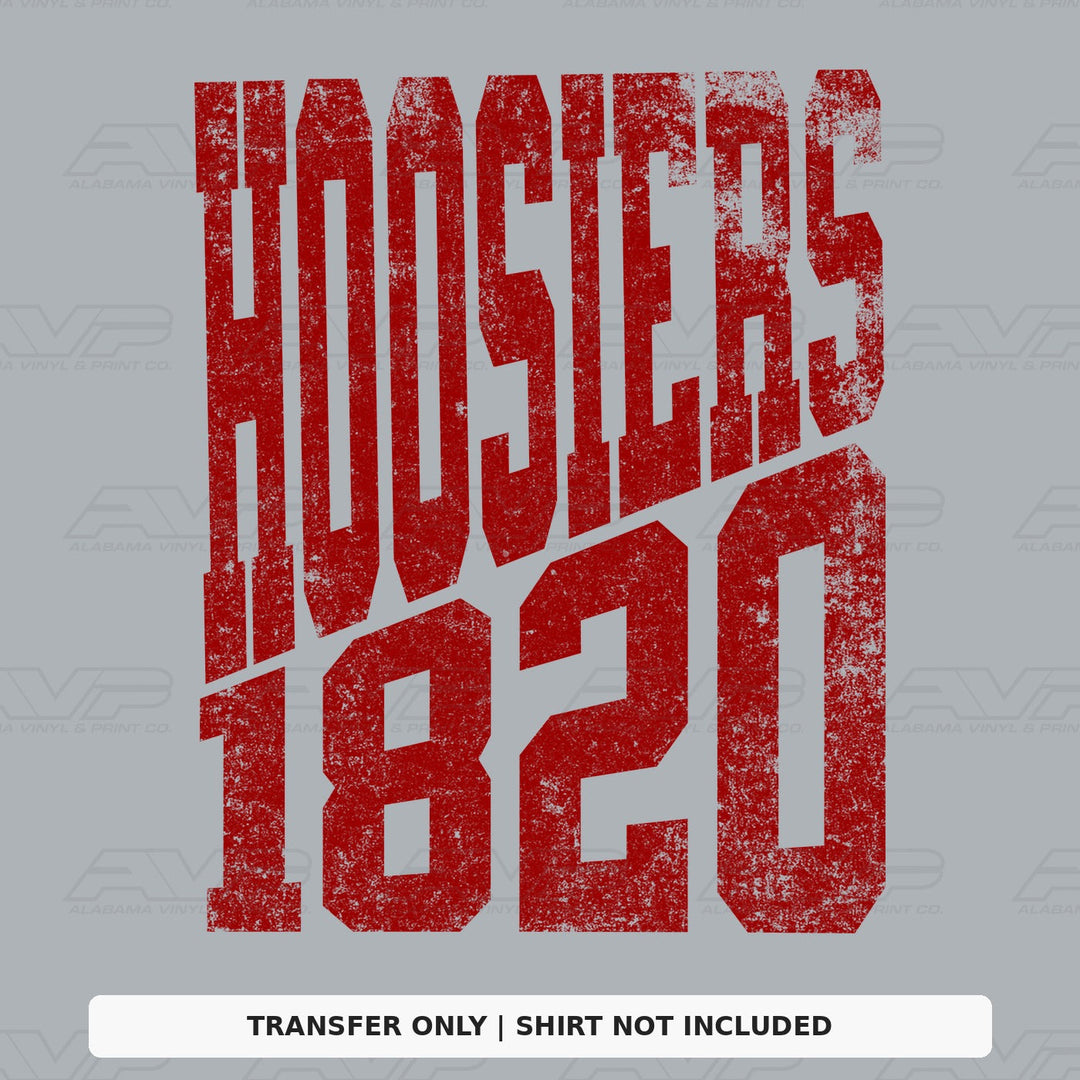 Indiana Hoosiers 1820 Established Alabama Vinyl