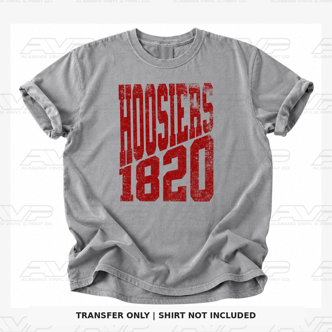 Indiana Hoosiers 1820 Established Alabama Vinyl