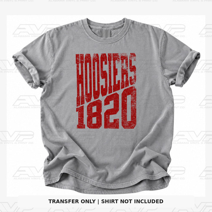 Indiana Hoosiers 1820 Established Alabama Vinyl