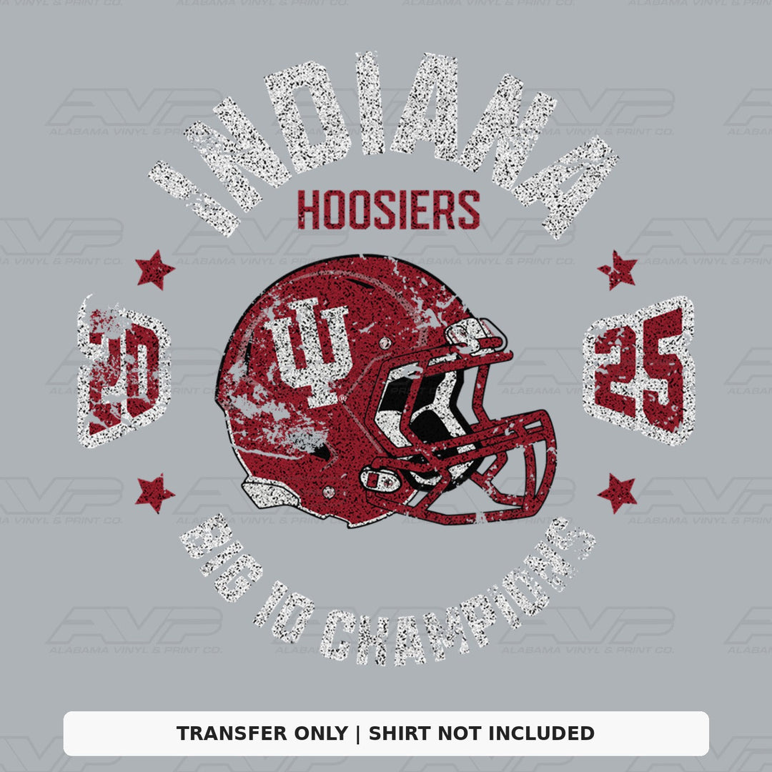 Indiana Hoosiers Big 10 Champs Alabama Vinyl