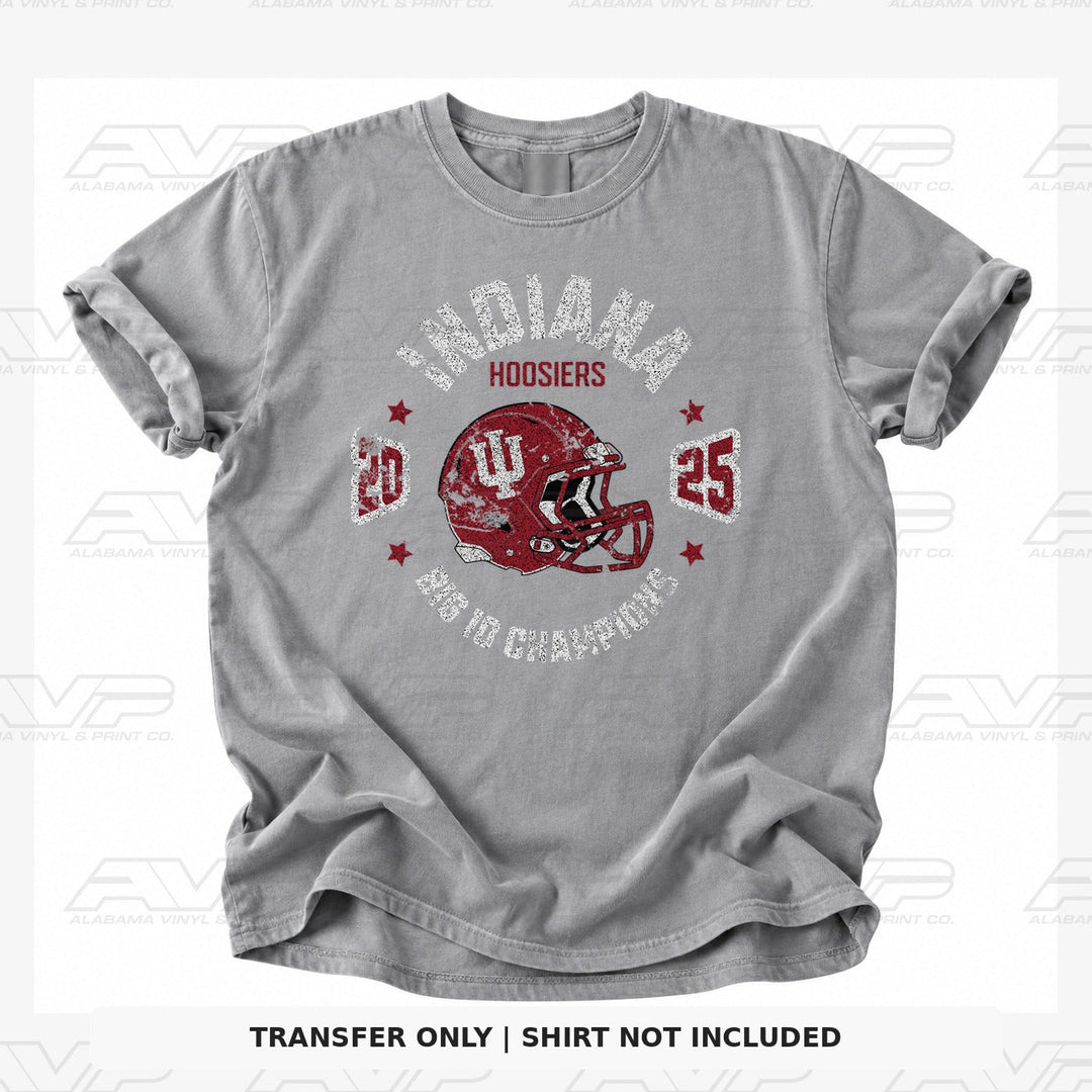Indiana Hoosiers Big 10 Champs Alabama Vinyl