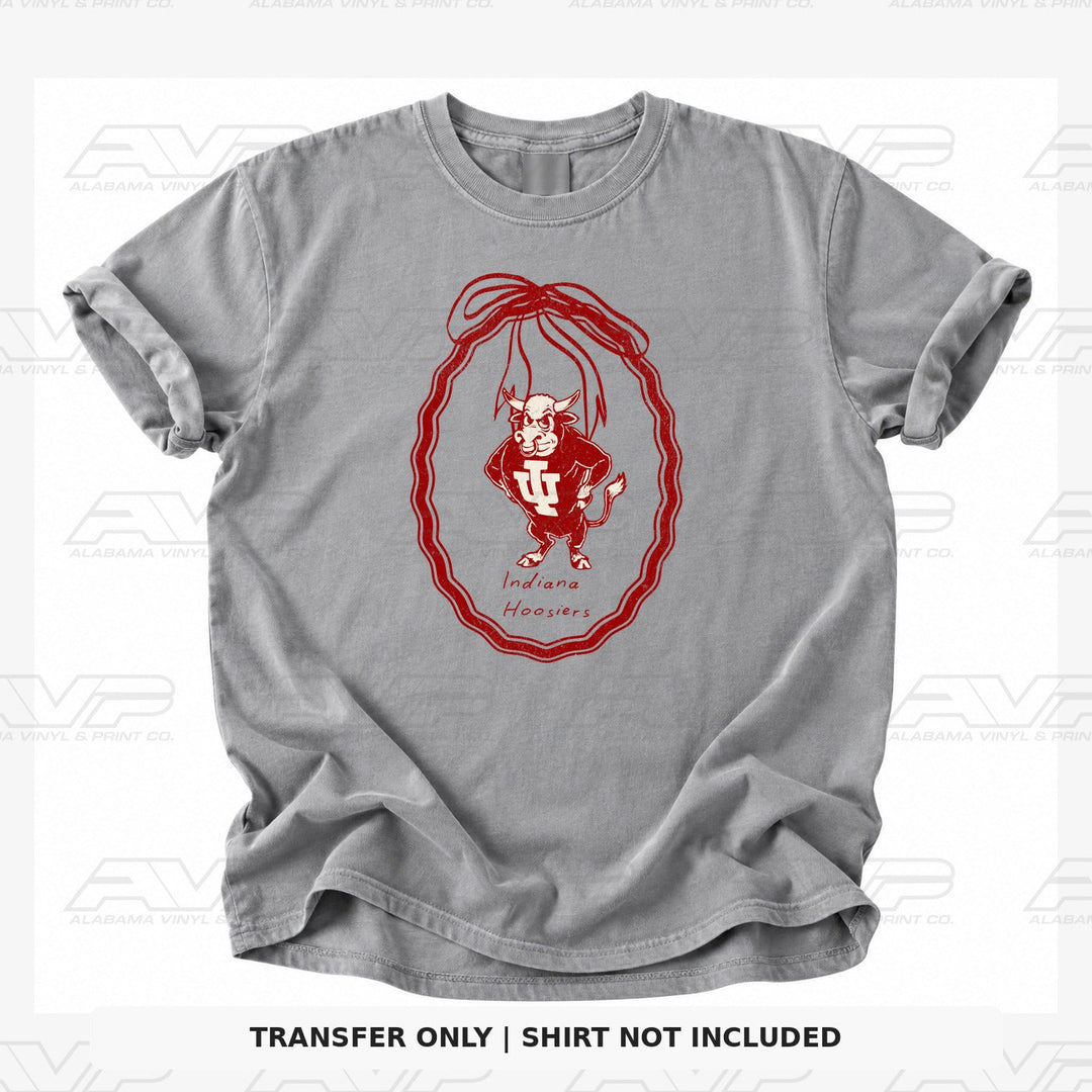 Indiana Hoosiers Bow Frame Alabama Vinyl