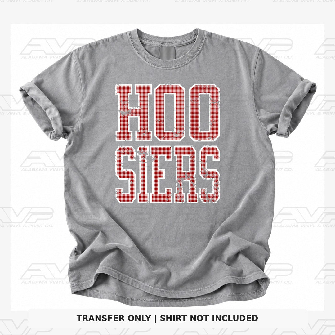 Indiana Hoosiers Gingham U Alabama Vinyl