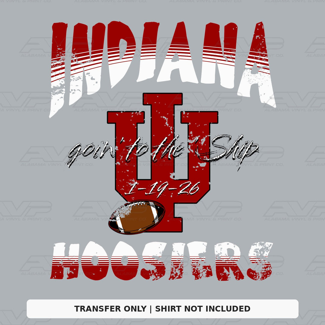 Indiana Hoosiers going to the ship Alabama Vinyl