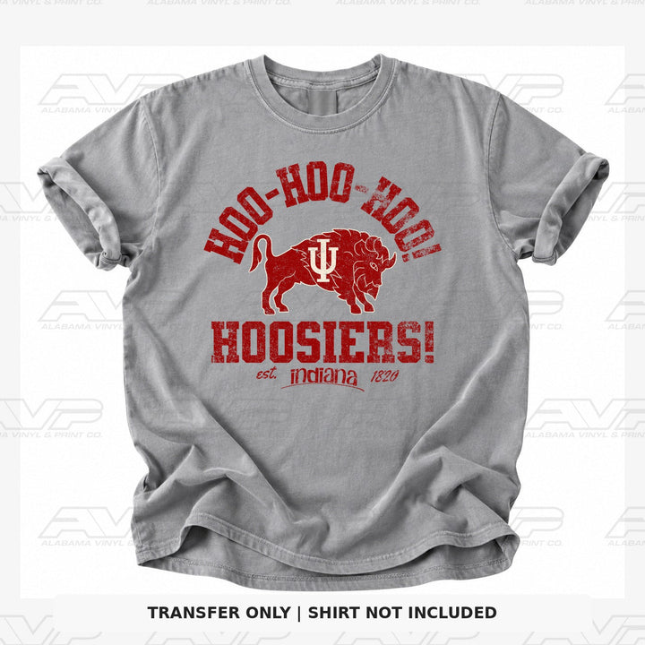 Indiana Hoosiers Hoo Hoo Hoo Hoosiers Bison Vintage Vibes Alabama Vinyl