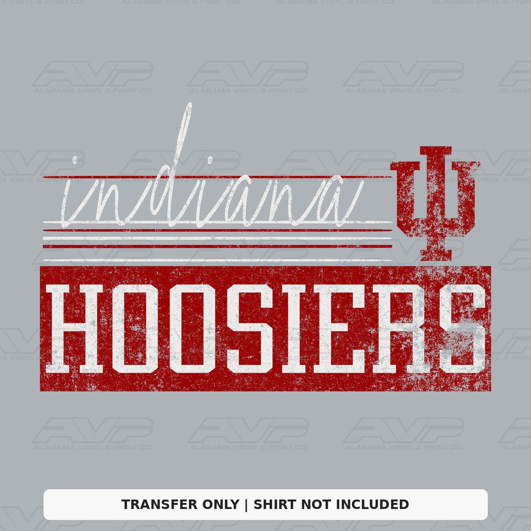 Indiana Hoosiers Retro Vibes Alabama Vinyl