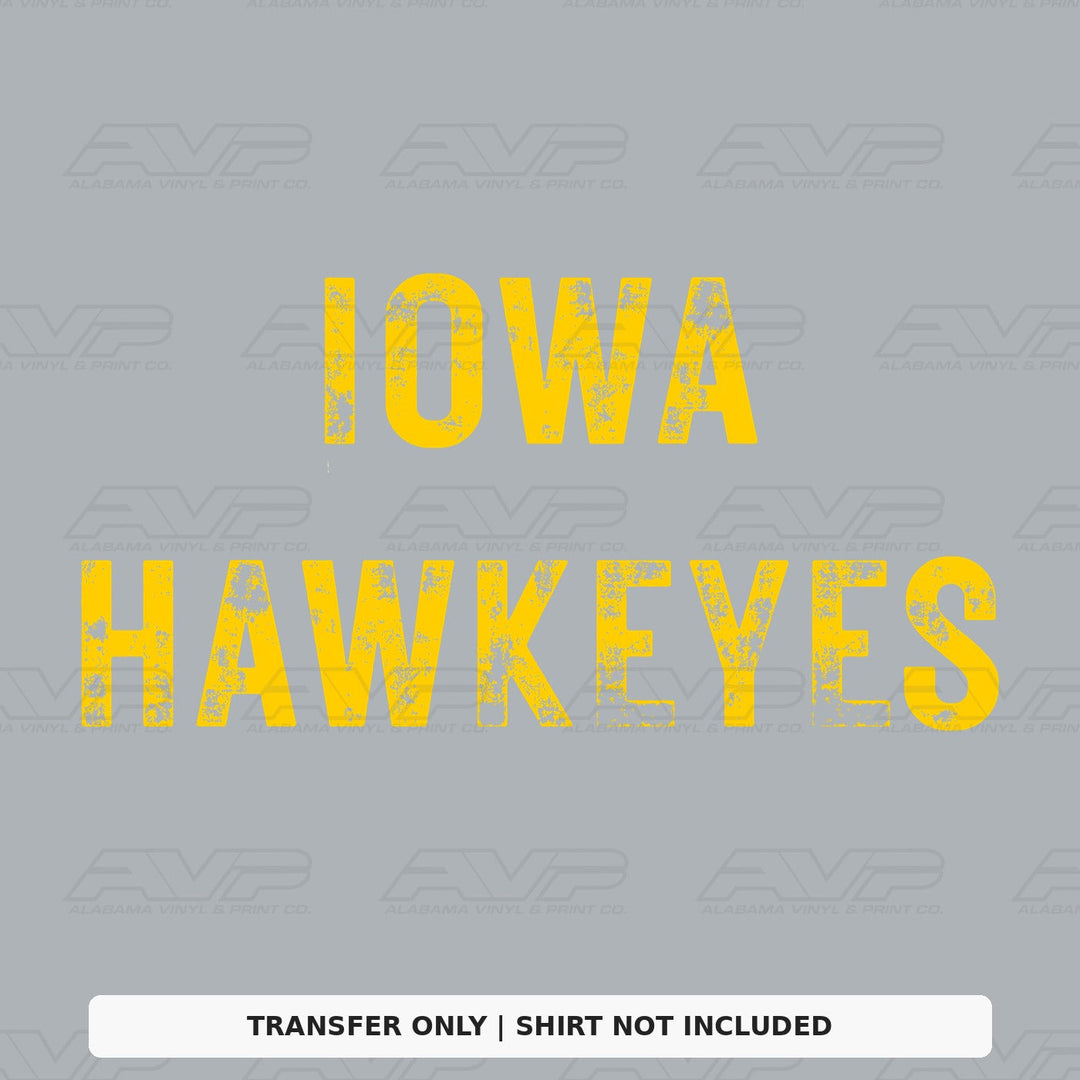Iowa Hawkeyes Alabama Vinyl
