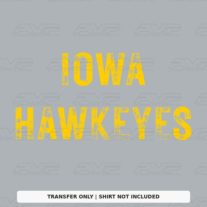 Iowa Hawkeyes Alabama Vinyl