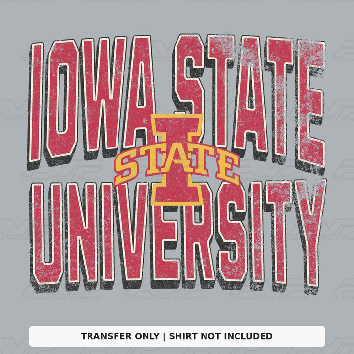 Iowa State Alabama Vinyl