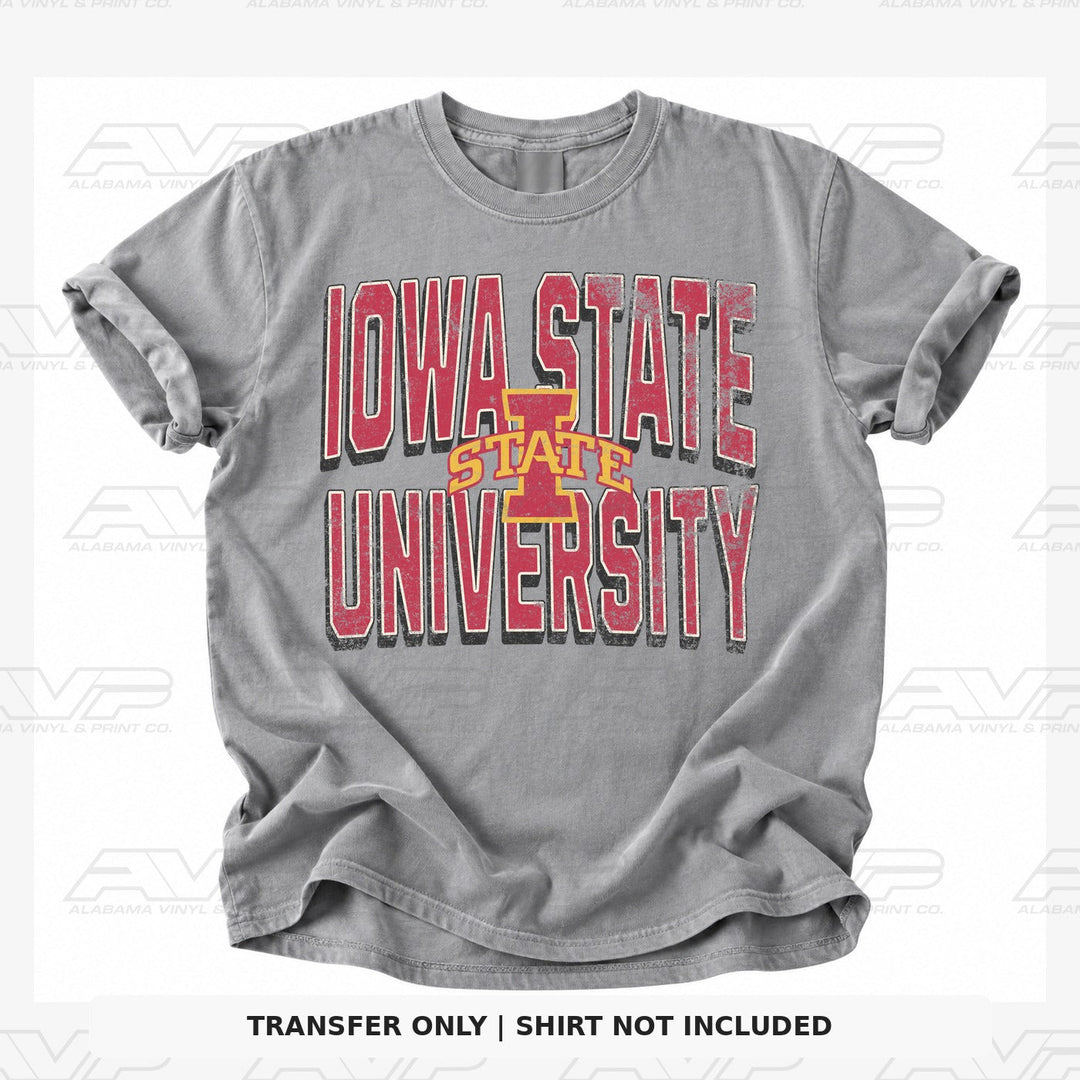Iowa State Alabama Vinyl