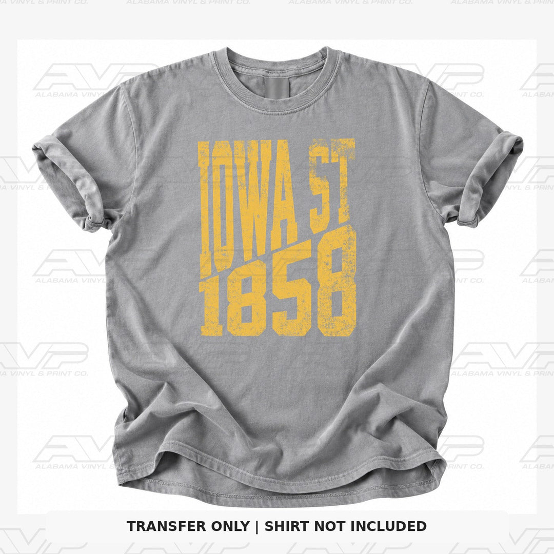 Iowa State 1858 Established Alabama Vinyl