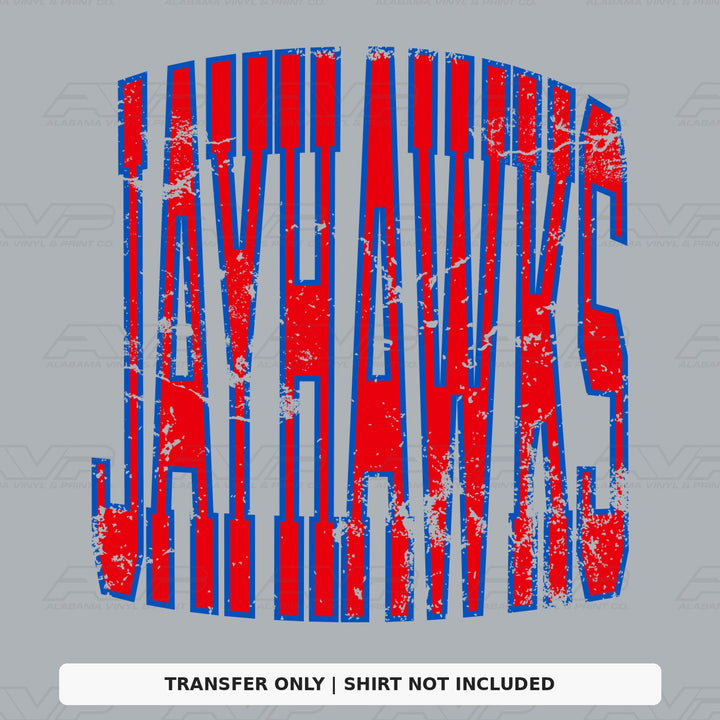 Jayhawks Red/Blue Alabama Vinyl