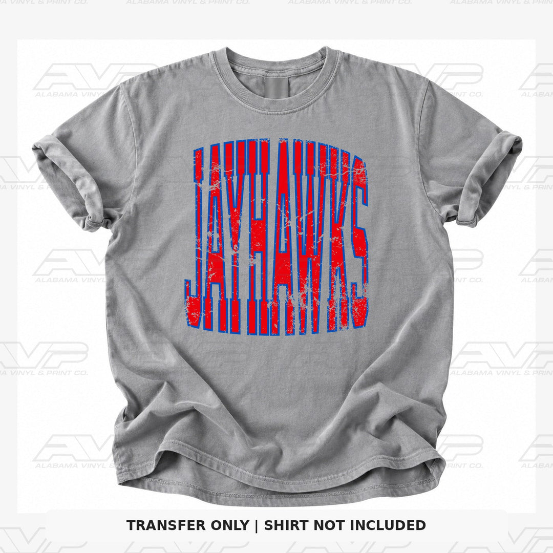 Jayhawks Red/Blue Alabama Vinyl