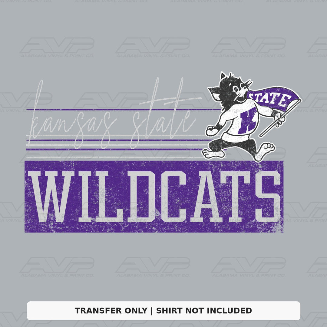 Kansas State Retro Vibes Alabama Vinyl