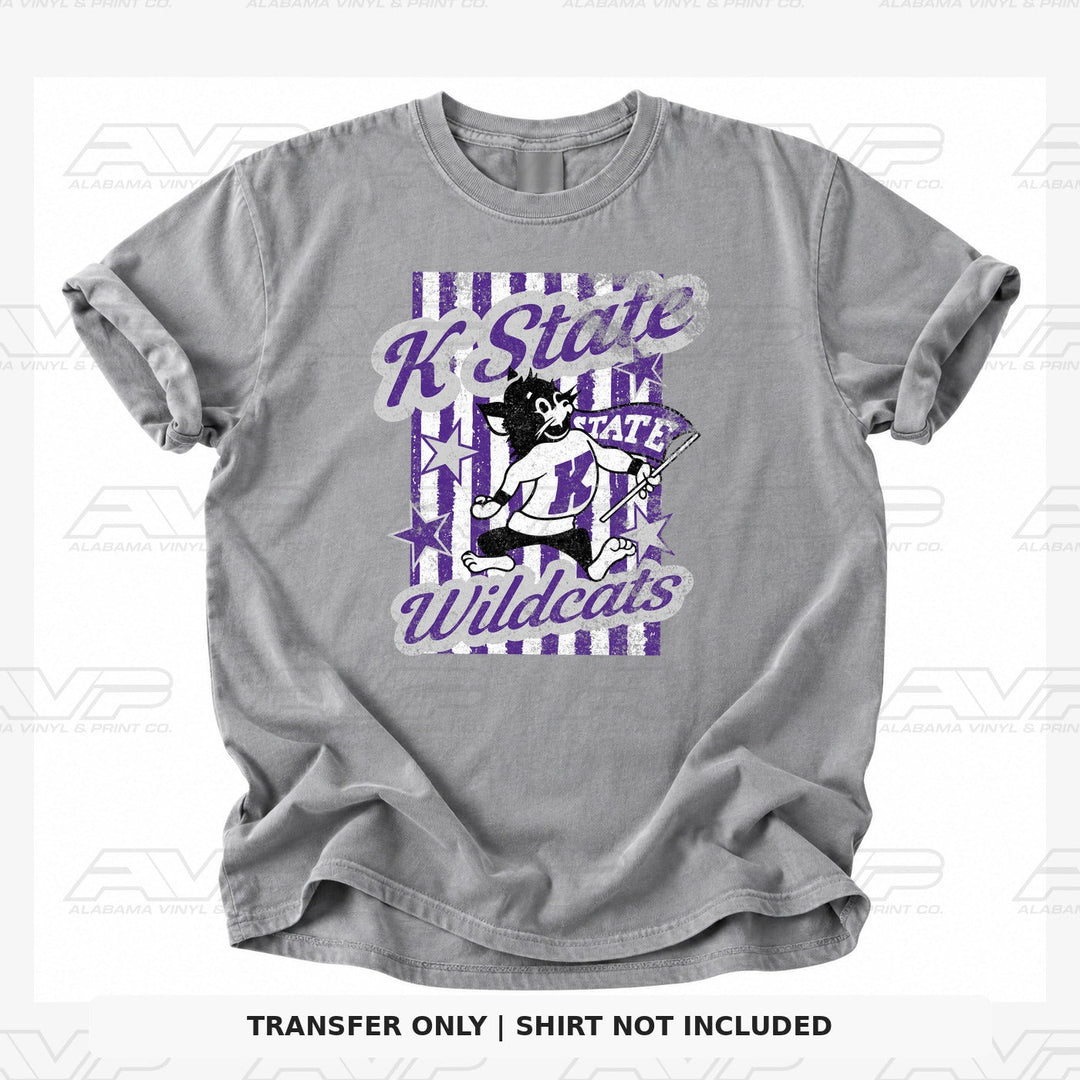 Kansas State Stripes Alabama Vinyl