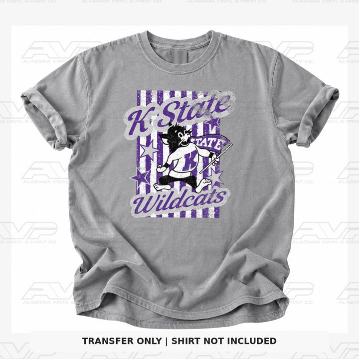 Kansas State Stripes Alabama Vinyl