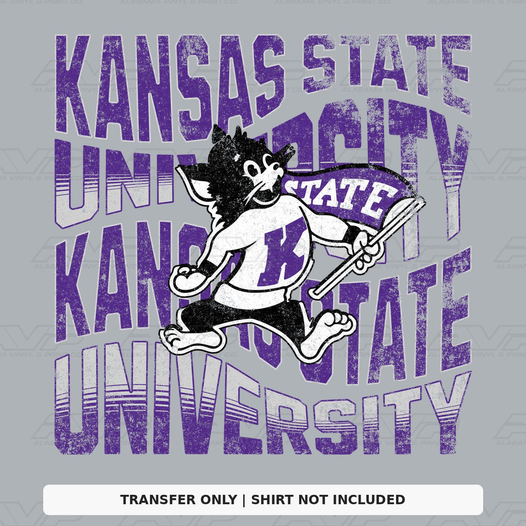 Kansas State Wavy Alabama Vinyl