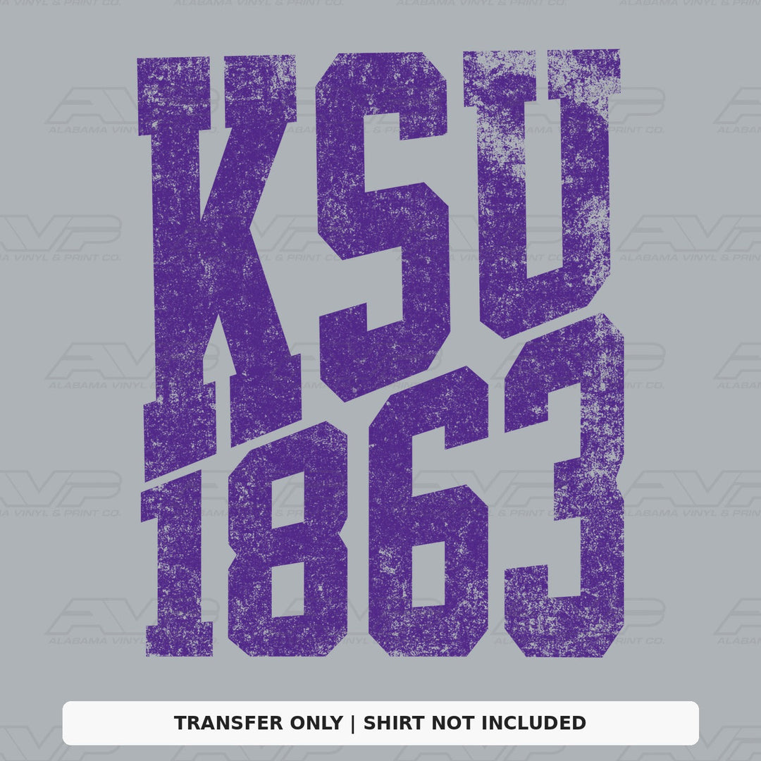 KSU 1863 Established Alabama Vinyl
