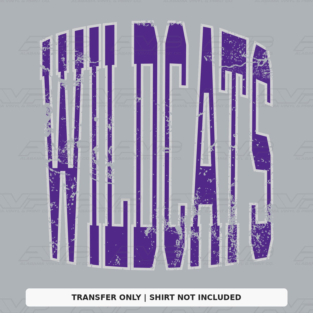 Wildcats Purple/Lavender Alabama Vinyl