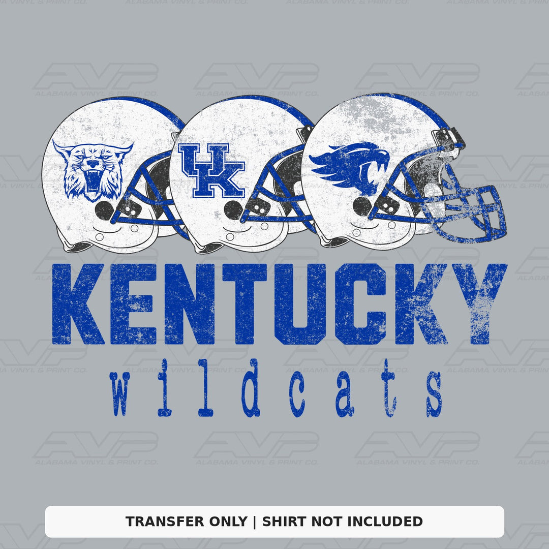 Kentucky Wildcats Football Helmets Alabama Vinyl